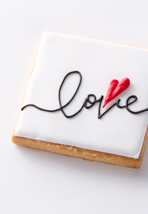 バレンタイン仕様クッキー